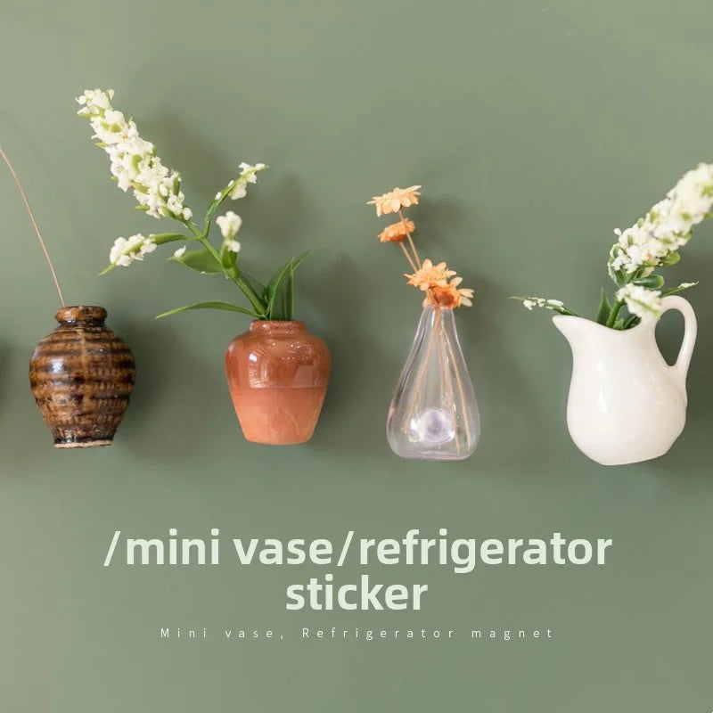 FloraDots - Keramische mini vaas magneten