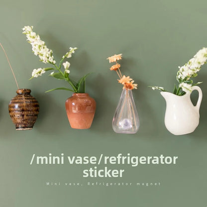FloraDots - Keramische mini vaas magneten