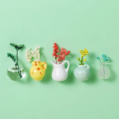 FloraDots - Keramische mini vaas magneten