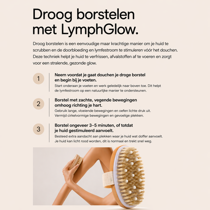 LymphGlow - Lichaamsborstel voor detox, verzorging & glow